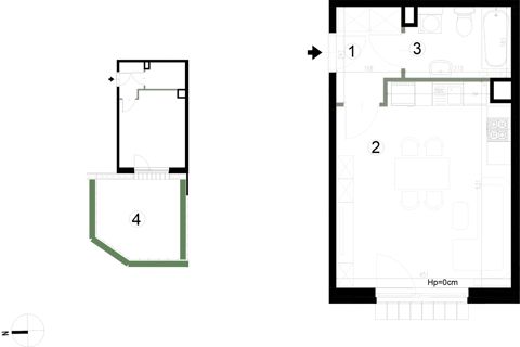 Plan 1 pok. 31m²
