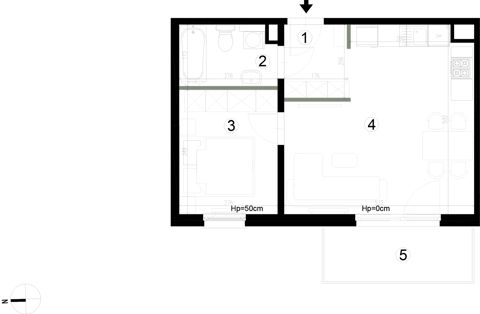 Plan 2 pok. 41m²