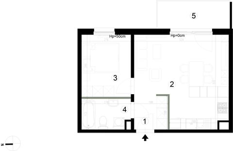 Plan 2 pok. 41m²