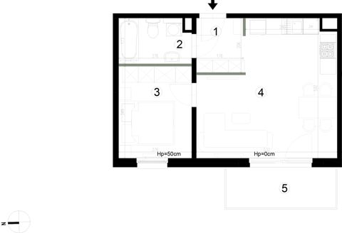 Plan 2 pok. 41m²