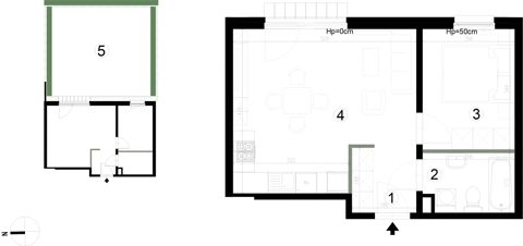 Plan 2 pok. 39m²
