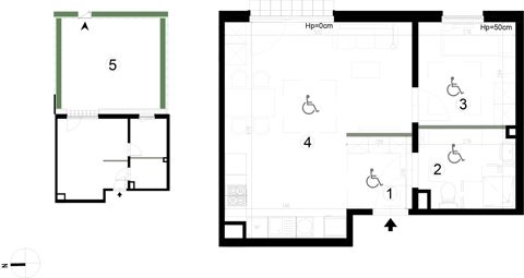 Plan 2 pok. 44m²