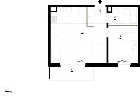 Plan 2 pok. 41m²