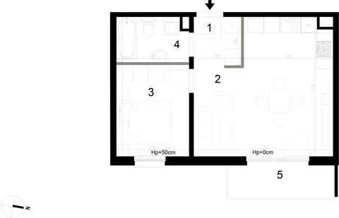 Plan 2 pok. 41m²