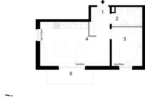 Plan 2 pok. 41m²