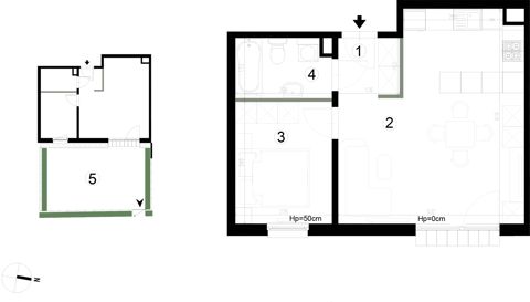Plan 2 pok. 44m²