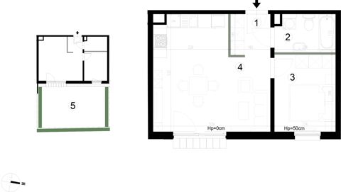 Plan 2 pok. 41m²