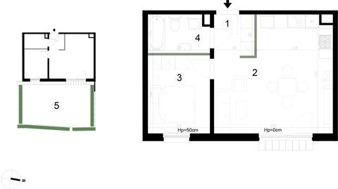Plan 2 pok. 41m²