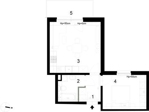 Plan 2 pok. 41m²