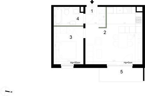 Plan 2 pok. 41m²