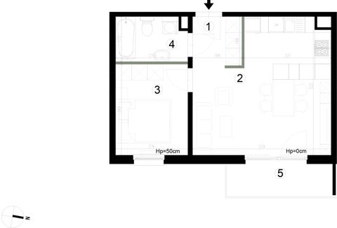 Plan 2 pok. 41m²