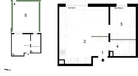 Plan 2 pok. 44m²