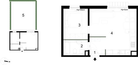 Plan 2 pok. 41m²
