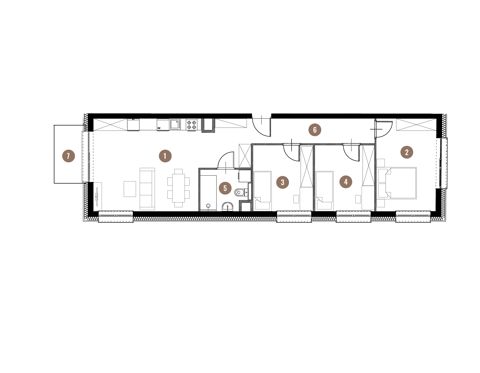Plan 4 pok. 76m²