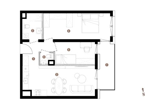 Plan 3 pok. 59m²
