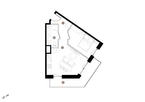 Plan 2 pok. 38m²