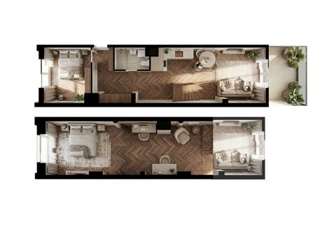 Plan 3 pok. 54m²