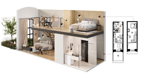 Plan 2 pok. 40m²