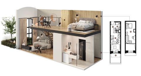 Plan 2 pok. 40m²