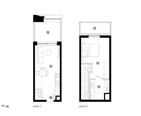 Plan 2 pok. 36m²