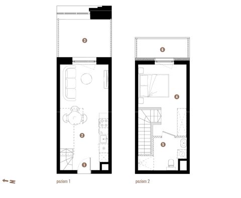 Plan 2 pok. 37m²