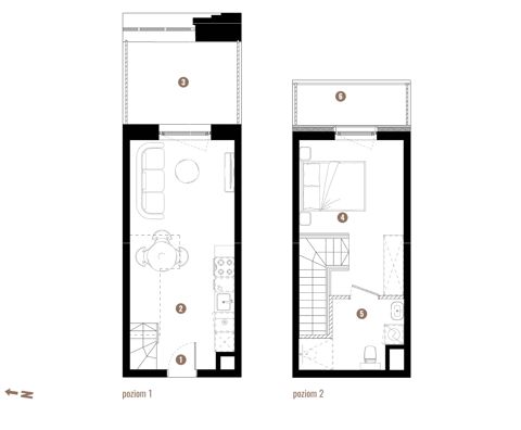 Plan 2 pok. 37m²