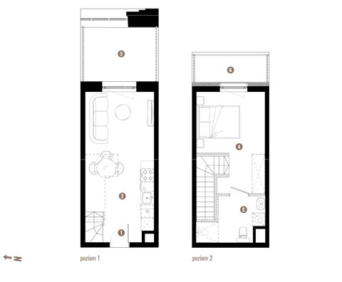 Plan 2 pok. 37m²