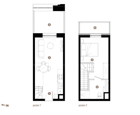 Plan 2 pok. 37m²