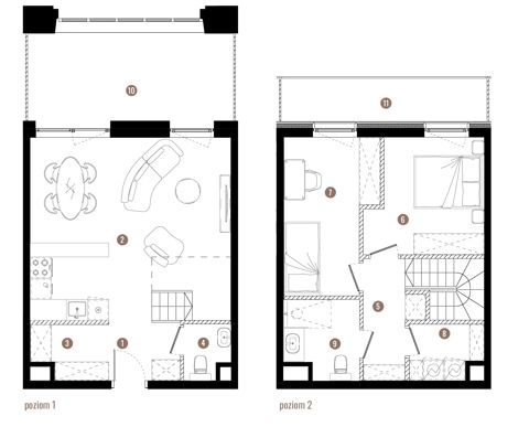 Plan 3 pok. 69m²