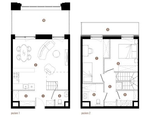 Plan 3 pok. 69m²