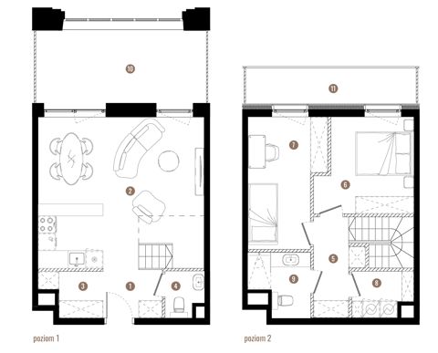 Plan 3 pok. 68m²