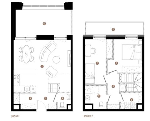 Plan 3 pok. 69m²