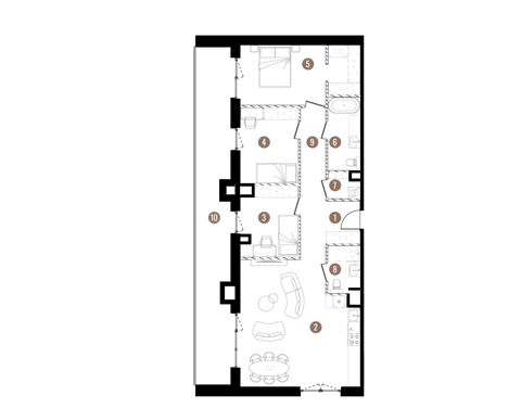 Plan 4 pok. 97m²
