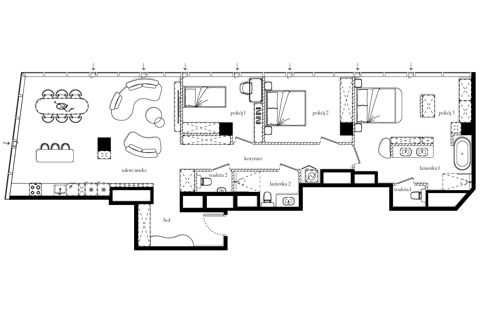 Plan 4 pok. 124m²