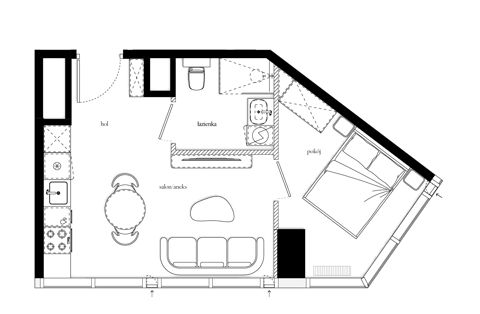 Plan 2 pok. 32m²
