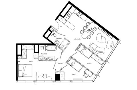 Plan 4 pok. 82m²