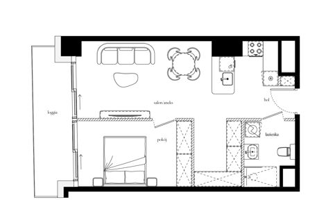 Plan 2 pok. 47m²