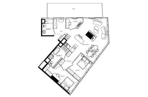 Plan 4 pok. 98m²