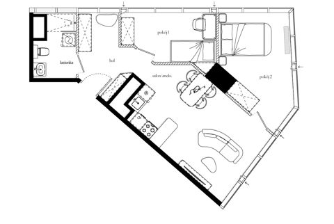 Plan 3 pok. 59m²