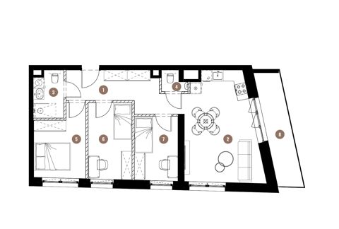 Plan 4 pok. 67m²
