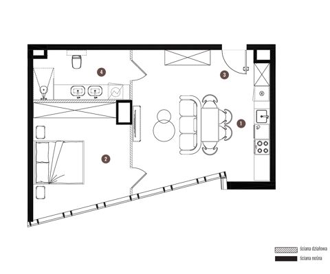 Plan 2 pok. 50m²