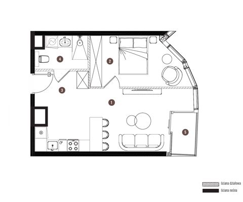 Plan 2 pok. 41m²