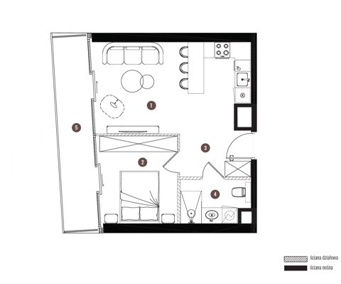 Plan 2 pok. 38m²