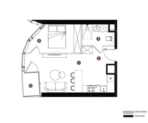 Plan 2 pok. 37m²