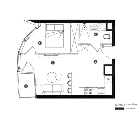 Plan 2 pok. 38m²