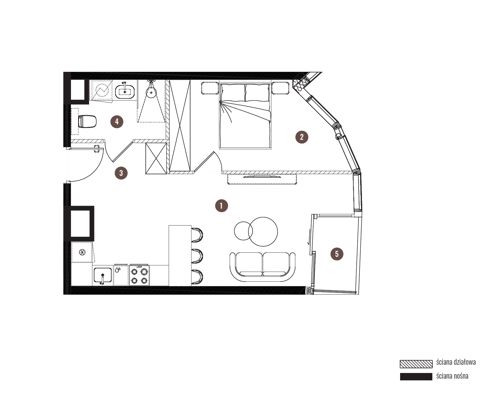 Plan 2 pok. 41m²