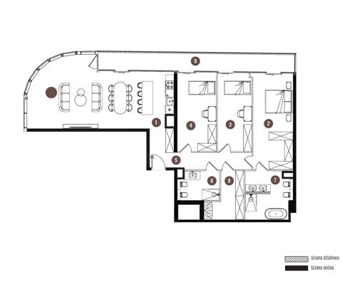 Plan 4 pok. 130m²