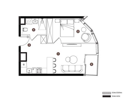 Plan 2 pok. 41m²