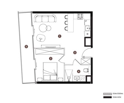 Plan 2 pok. 40m²