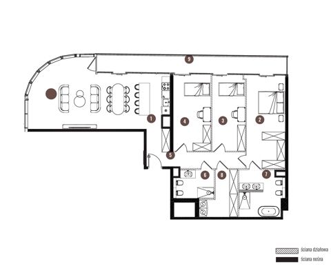 Plan 4 pok. 130m²